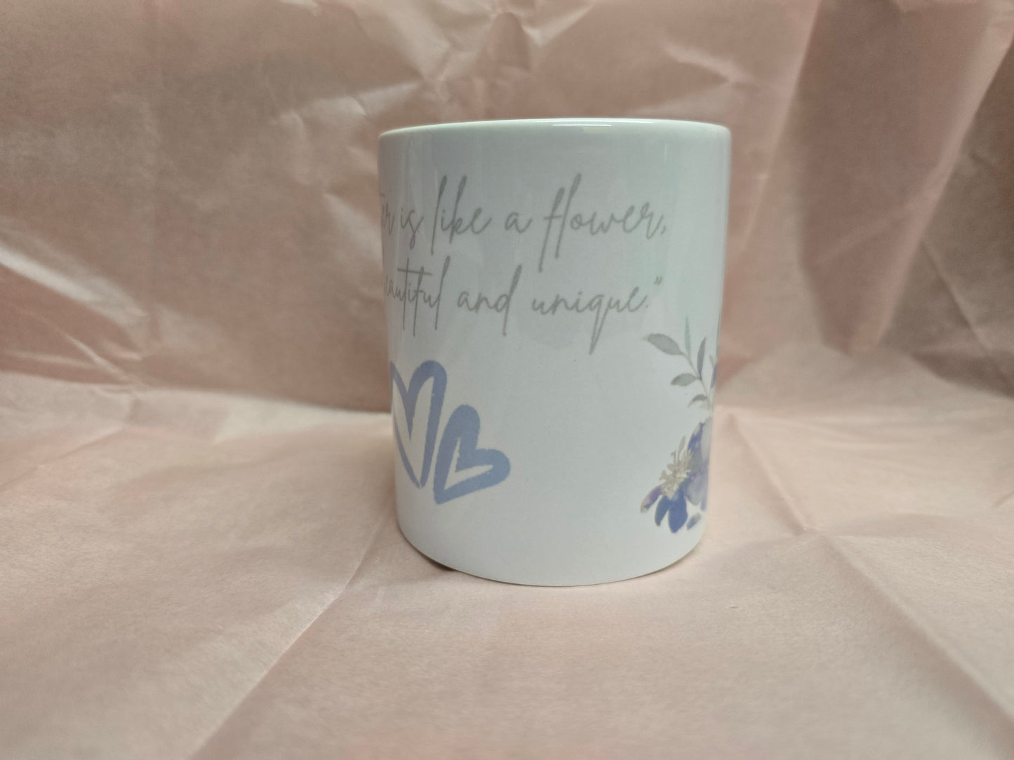 A Mother Is Like a Flower Mug – Beautiful & Heartfelt Gift for Moms