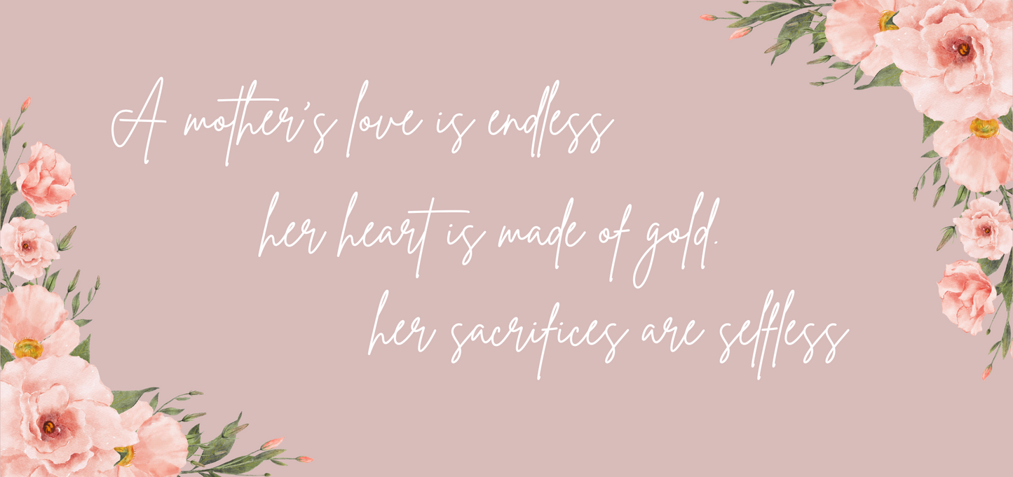 A Mother’s Love Is Endless Mug – Heartfelt Gift for Moms | Ceramic Coffee Cup